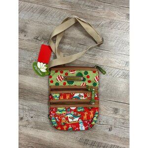 Lily Bloom Christmas Crossbody NWT